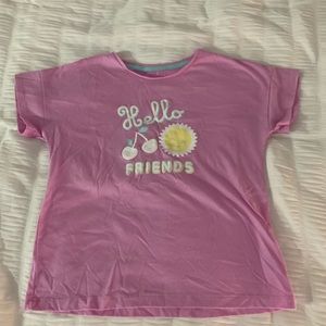 Girls purple shirt with cute design